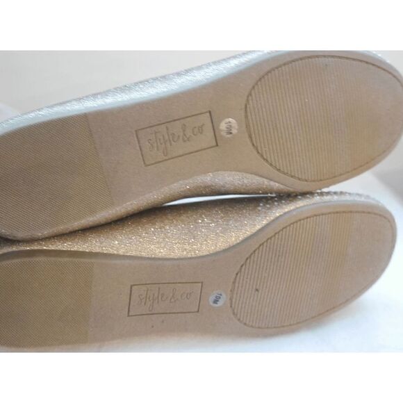 STYLE & CO  Rhinestone Flats 10M - Picture 6 of 7